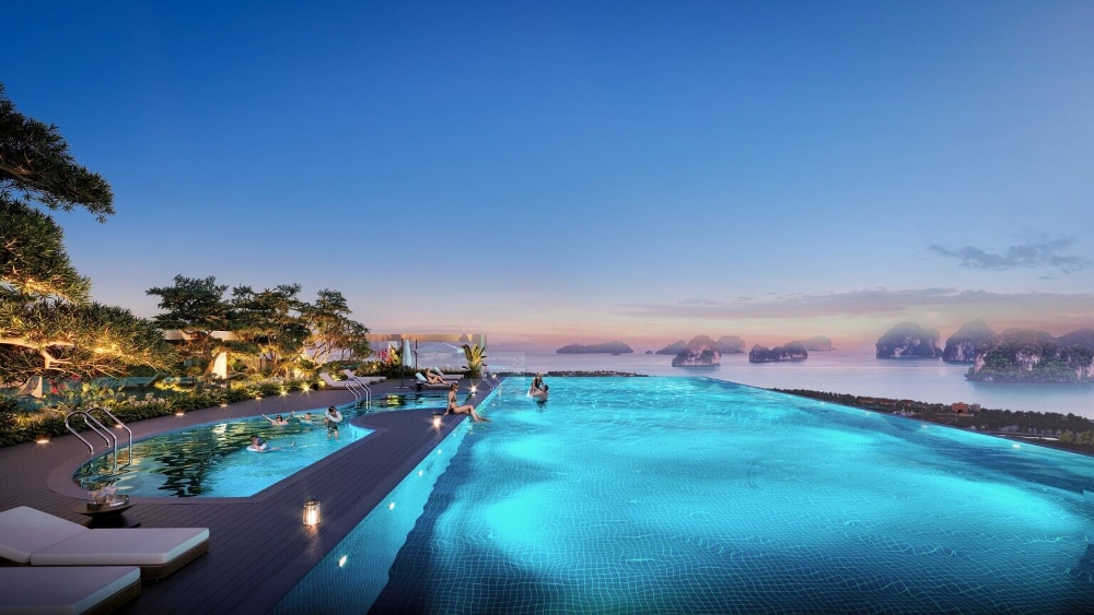 Quy mô dự án Landmark 35 Hạ Long mở rộng lên không gian mái và tầng cao