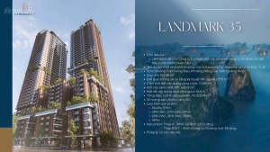 Quy mô dự án Landmark 35 Hạ Long xét trên tổng diện tích đất và cơ cấu sử dụng đất