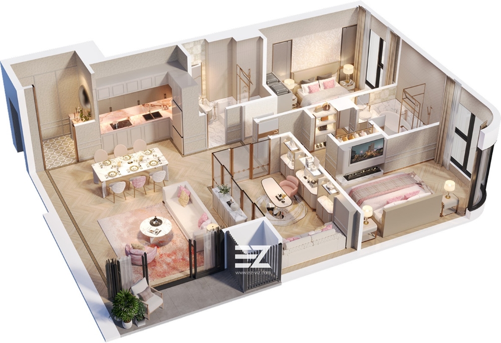 Cập nhật chi tiết diện tích thông thủy các loại hình căn hộ tại Landmark 35 Hạ Long